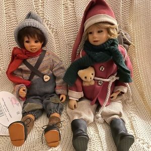 Gotz Troll Dolls. Collectors Items. These two are quite rare. New condition.